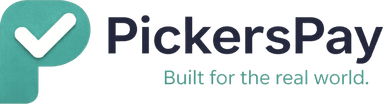 PickersPay Footer Logo With Tagline